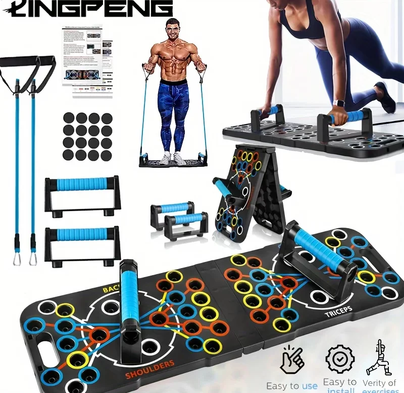 Multifunkční posilovací deska na kliky a břicho | fitness 3 ks