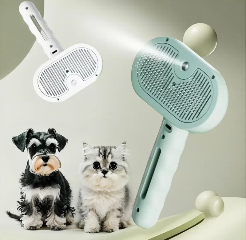 Kartáč na srst se sprejem páry | hřeben 1 ks