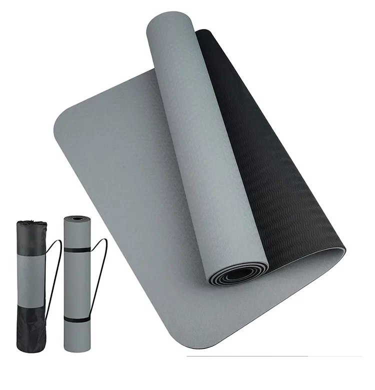 Jóga podložka TPE protiskluzová dvoubarevná 183×61 cm | cvičení