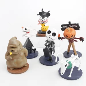 Noční můra Jack Skellington sběratelské figurky 6 ks | model | postavičky