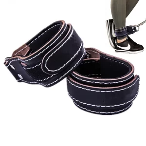 Kožené fitness pásky na kotníky | cvičební vybavení