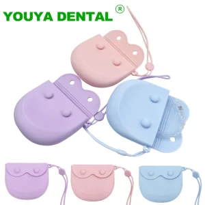 Silikonové pouzdro na rovnátka a protézy | úložný box