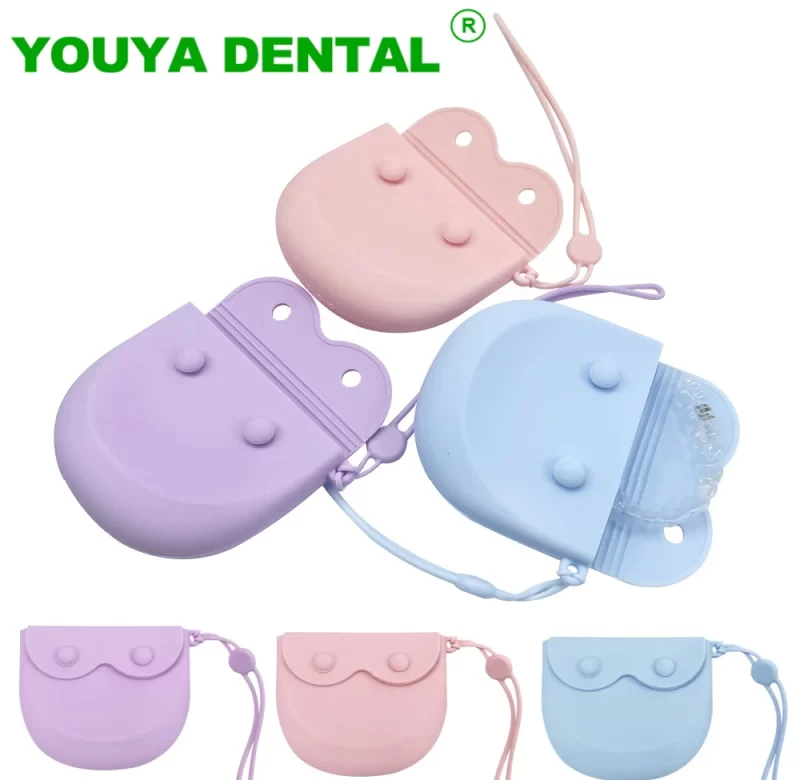 Silikonové pouzdro na rovnátka a protézy | úložný box