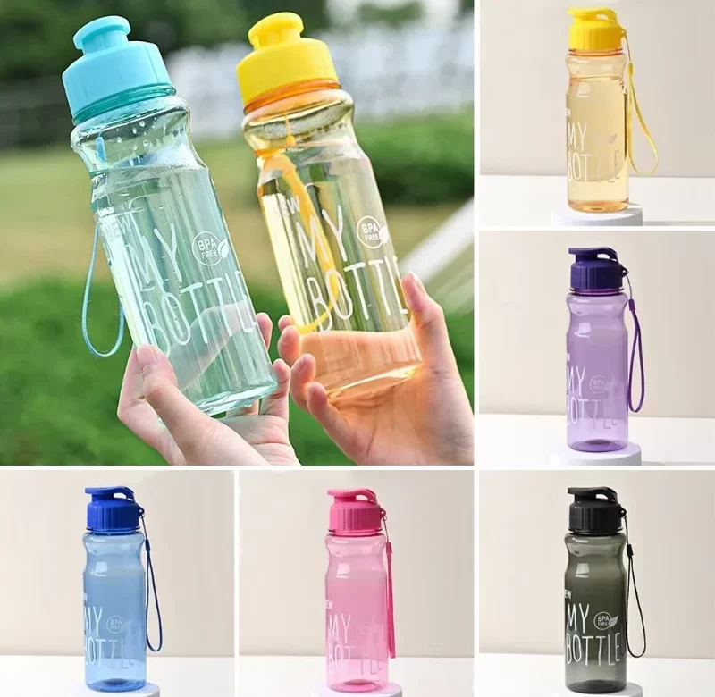 Velká plastová sportovní láhev 650ml | flaška