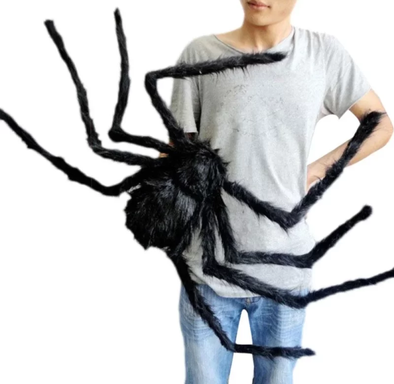 Halloween obří plyšový pavouk dekorace | dekorace, hračka