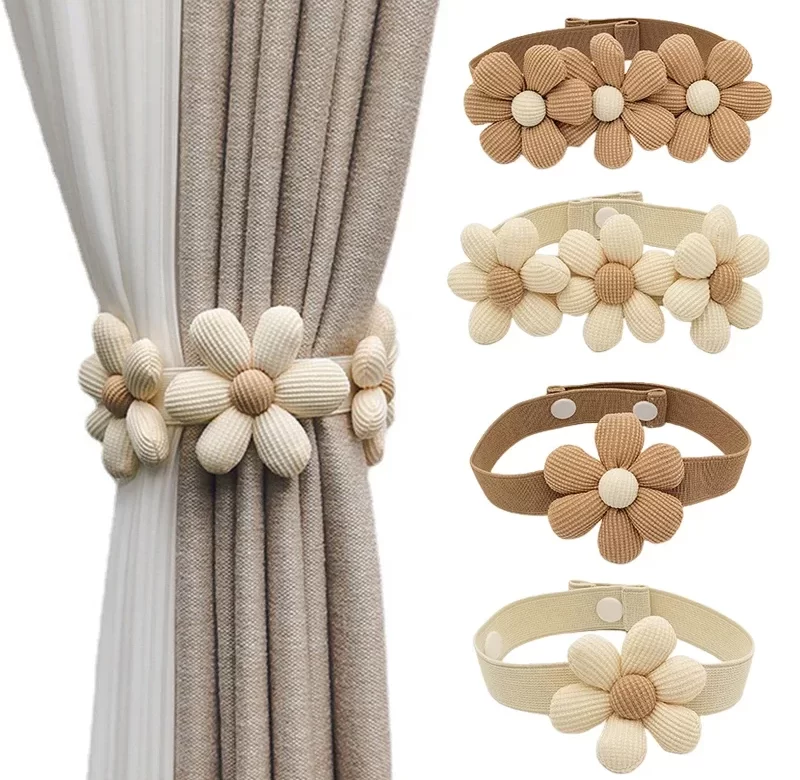 Květinový držák záclon | dekorace