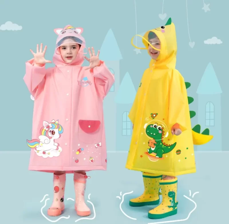 Dětská pláštěnka pončo s batohem | dětské oblečení