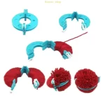 Pompon maker sada 4 velikostí | tvořicí nástroj 4 ks