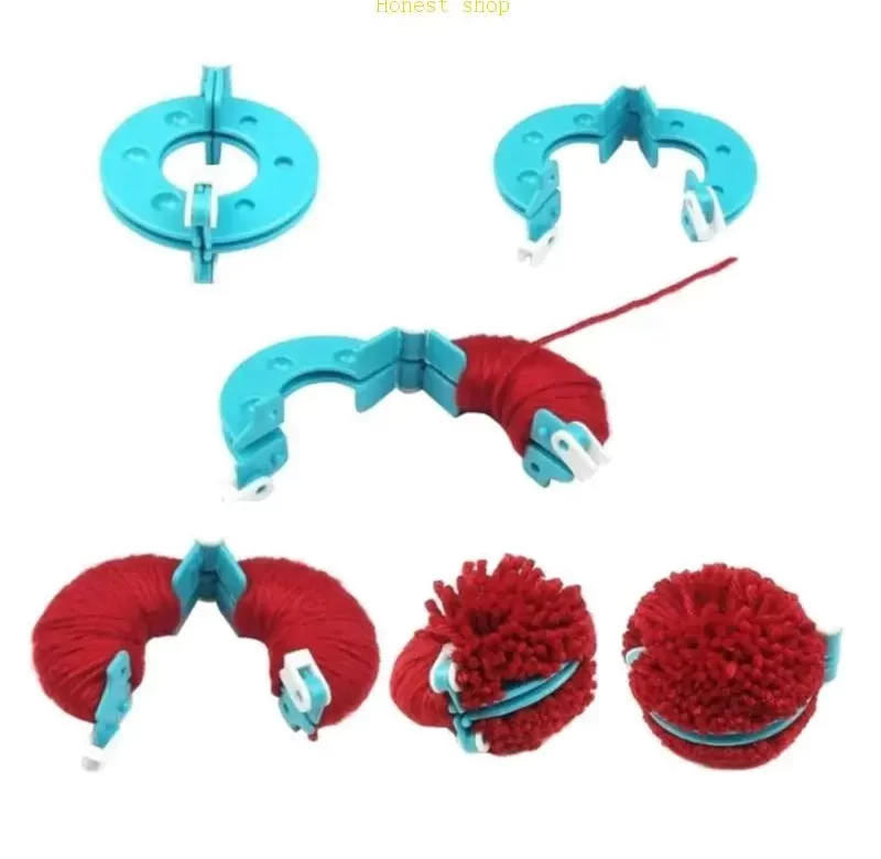 Pompon maker sada 4 velikostí | tvořicí nástroj 4 ks