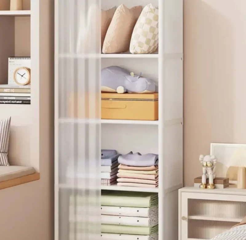 Šatní skříň s policemi 6/5 vrstev | nábytek