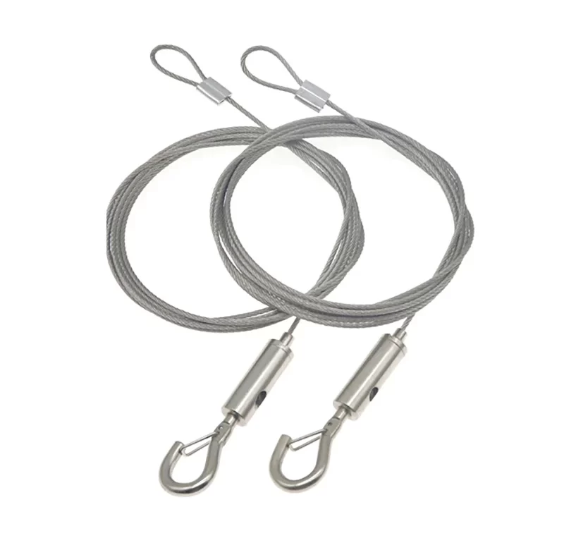Nerezové lanko se závěsným hákem | závěsný systém