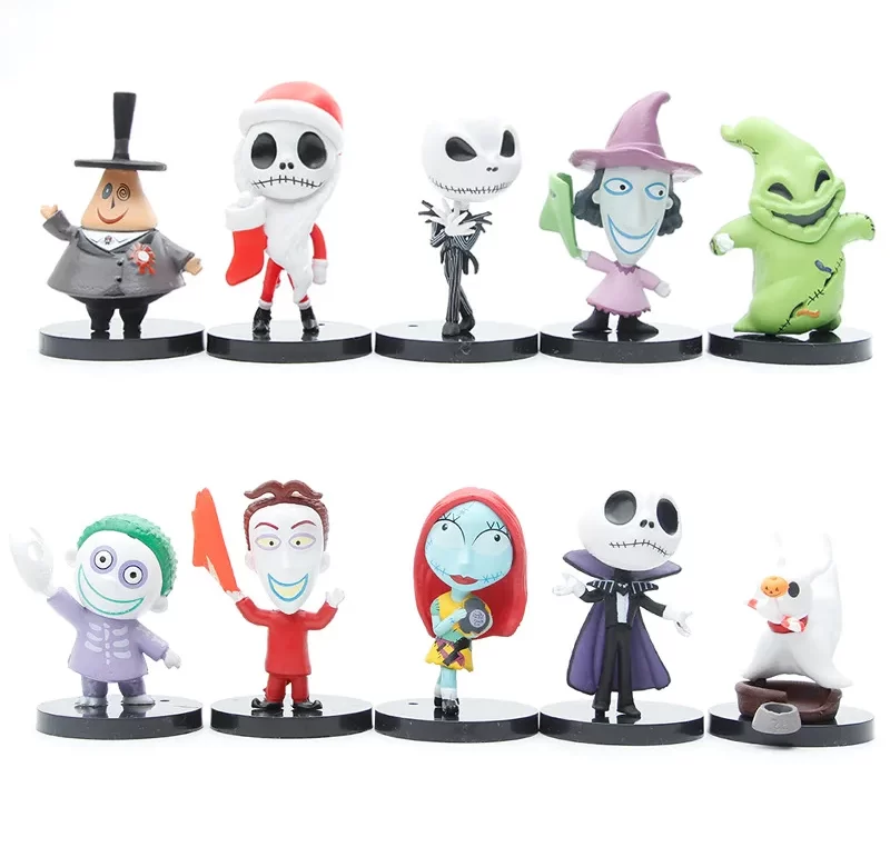 Jack Skellington figurky 10 ks set | hračky