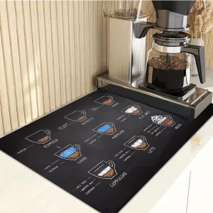 Savá protiskluzová podložka vzor mramor |  kuchyňské potřeby