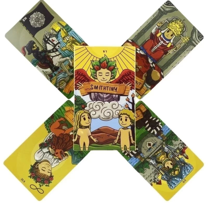 Tarot Of Smithtiny oracle karty 82 listů | stolní hry