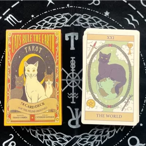 Tarot kočičí karty pro výklad osudu | tarotové karty, oracle karty