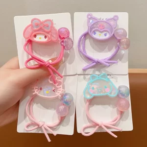 Sanrio elastická gumička do vlasů kuromi | vlasový doplněk