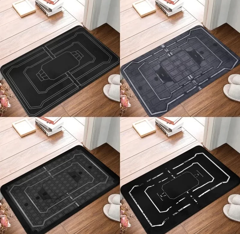 Protiskluzová absorpční rohožka do koupelny | koberec