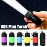 Mini led kapesní svítilna usb nabíjecí | svítilna baterka
