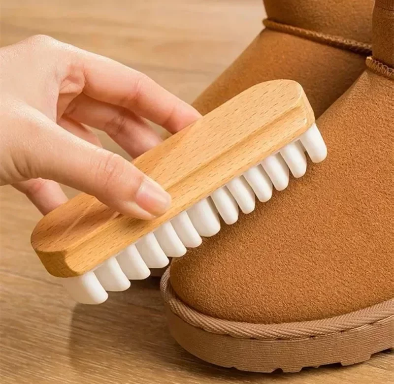 Semišový kartáč na boty a tašky | kartáč, čistič