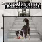 Ochranná skládací zábrana pro psy | domácí potřeby 7 ks