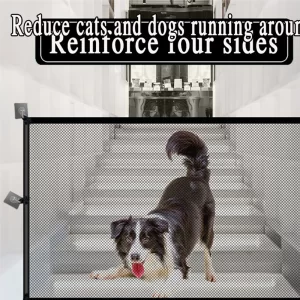 Ochranná skládací zábrana pro psy | domácí potřeby 7 ks