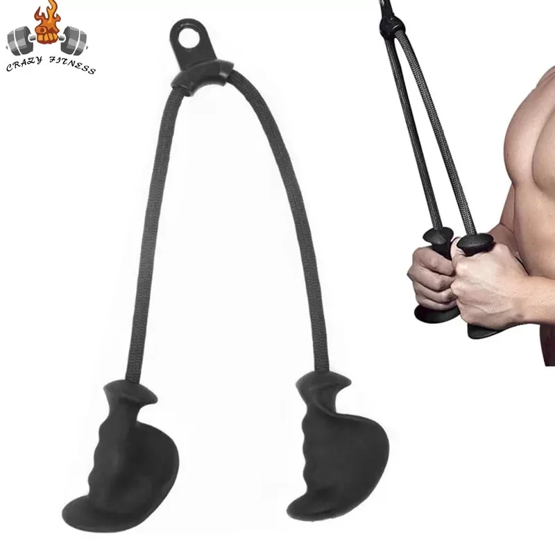 Ergonomické tricepsové lano s protiskluzovým úchopem | fitness doplněk