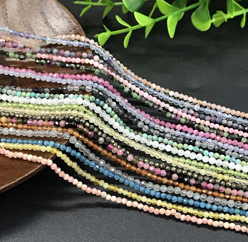 Přírodní kamenné korálky křišťálové 2, 3, 4mm | šperky,