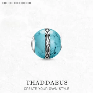 Stříbrný korálek tyrkys 925 | přívěsek