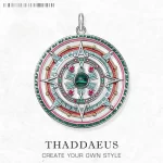 Stříbrný magický amulet aztec | šperk