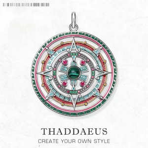 Stříbrný magický amulet aztec | šperk