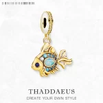 Barevná ryba stříbrný přívěsek | šperk