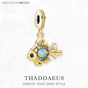 Barevná ryba stříbrný přívěsek | šperk