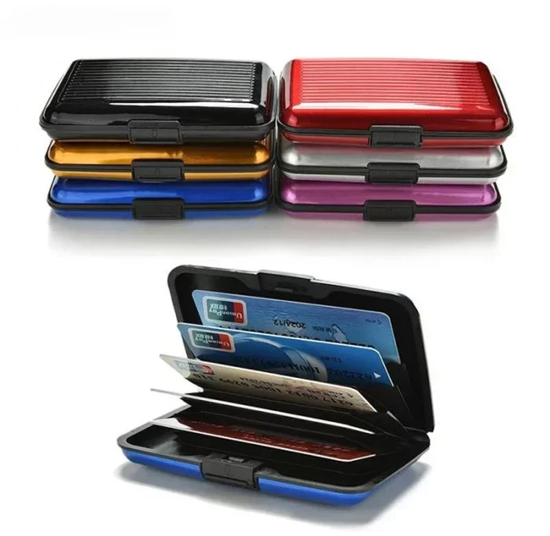 Hliníkové pouzdro na kreditní karty rfid | peněženka