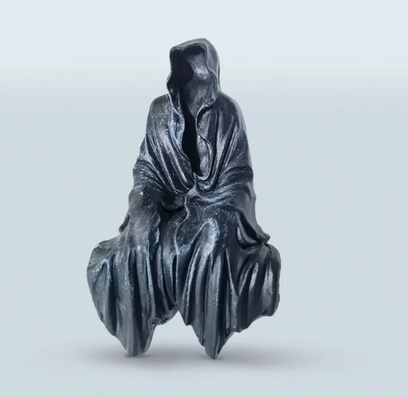 Halloweenská zahradní soška černý mistr | Dekorace