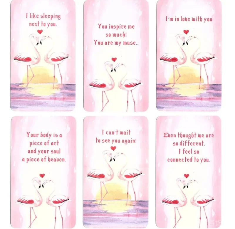 Láskyplné orákulum s 54 kartami v angličtině | věštecké karty