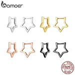 Stříbrné náušnice hvězda dámské | šperk 2 ks