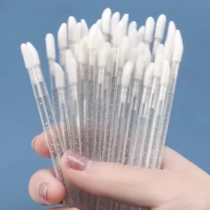 Krystalové kartáčky na řasy 50ks | kosmetická pomůcka