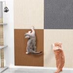 Samolepicí kočičí škrabadlo na zeď | ochrana nábytku