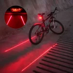 Cyklistické led zadní světlo vodotěsné | světlo na kolo 2 ks