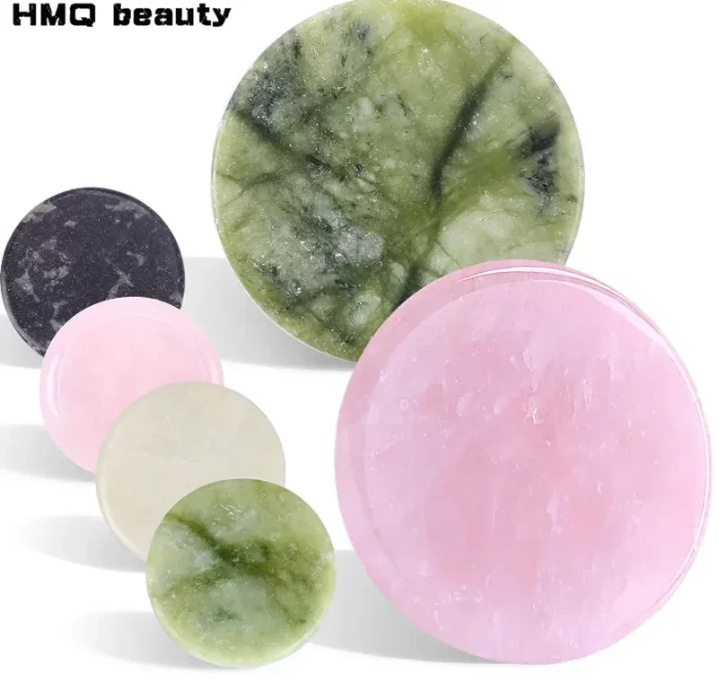 Jade kámen na prodlužování řas | držák lepidla, kosmetická pomůcka