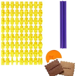 Abecední a číselné razítko na tvoření | embosovací nástroj