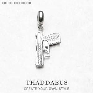 Stříbrný přívěsek pistole 925 trend | šperk