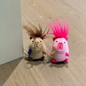 Roztomilá plyšová kapybara klíčenka | přívěsek, dekorace