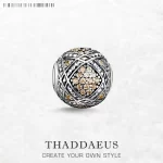 Stříbrné korálky champagne design | šperk