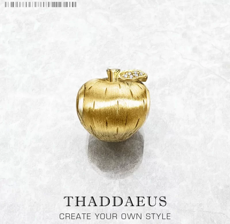 Stříbrný přívěsek jablko | šperk