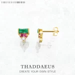 Stříbrné náušnice pecky | šperk 2 ks