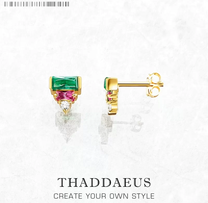 Stříbrné náušnice pecky | šperk 2 ks