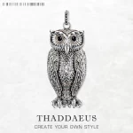 Stříbrný přívěsek sova | šperk