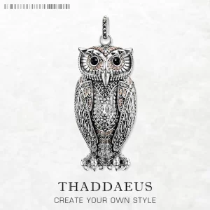 Stříbrný přívěsek sova | šperk