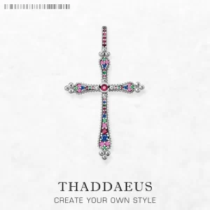 Stříbrný přívěsek kříž vintage | šperk